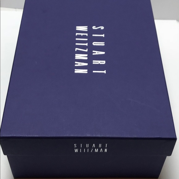 Stuart Weitzman Gold Supple Kid M9.5 Strappy Heals - Picture 7 of 8